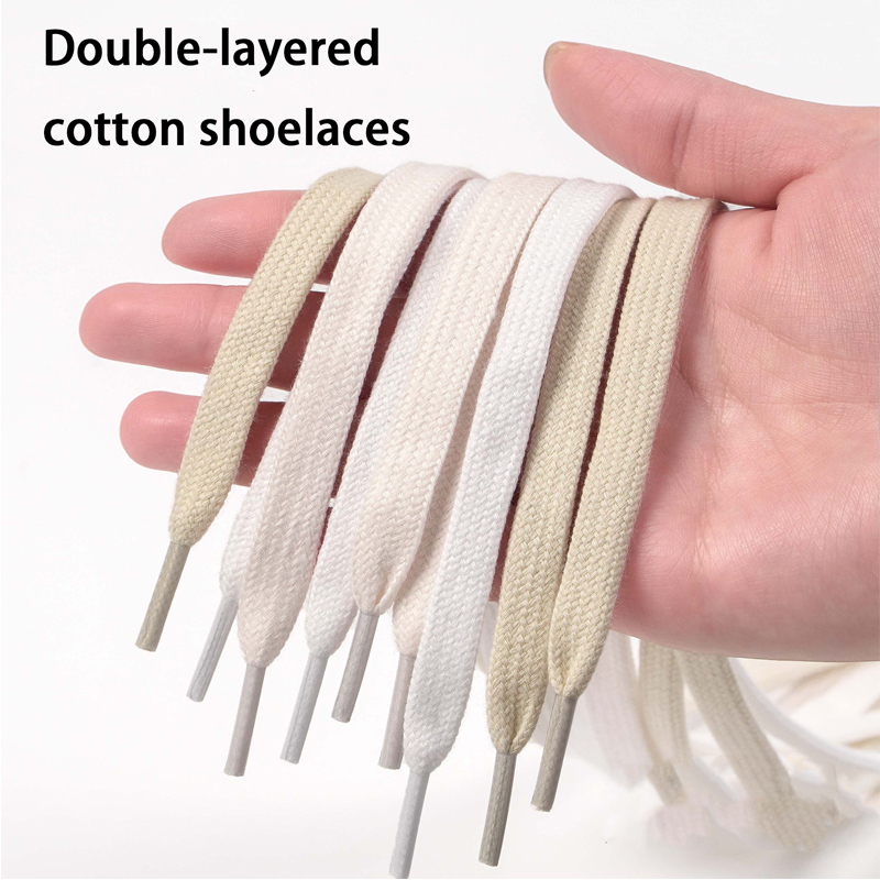 Lace Replacement Flat - Lacci piatti in cotone, lacci di