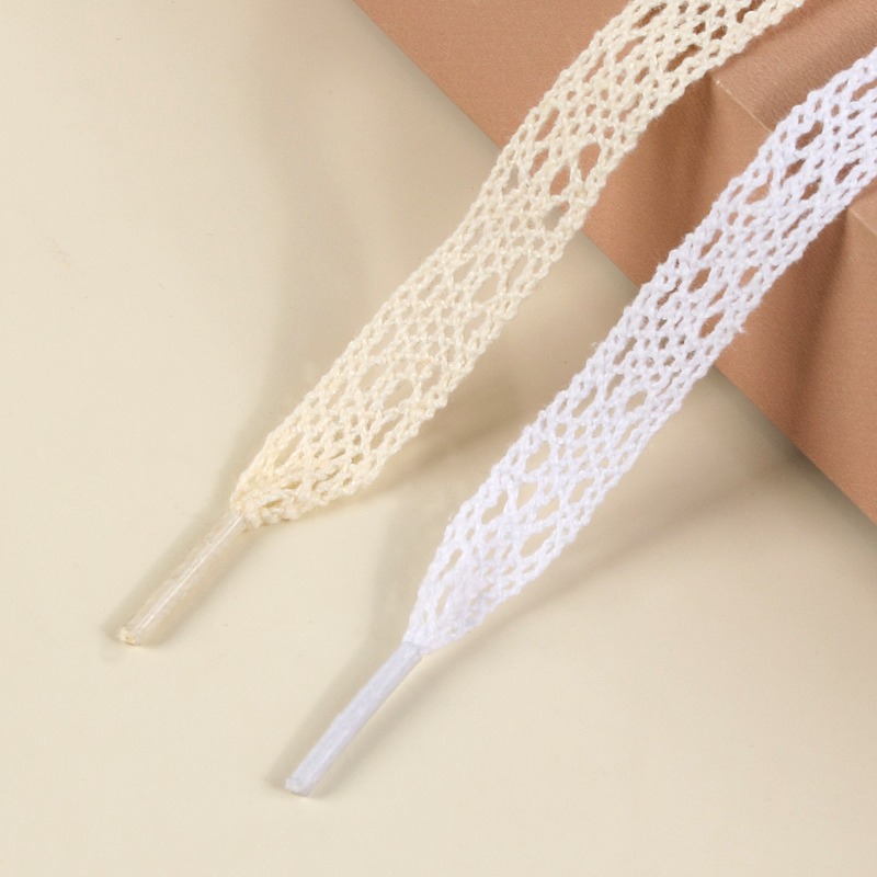 Lacci piatti traforati in pizz - Lace Replacement Flat recensione e prezzo