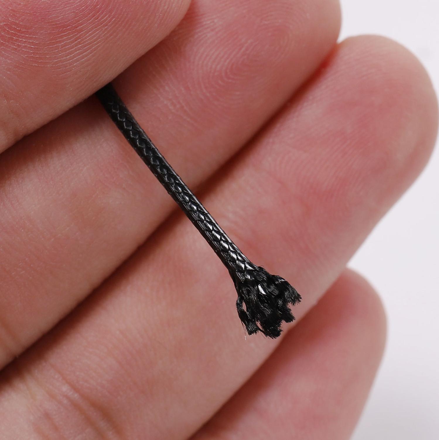 10 M/lotto 0.5-2.5mm Nero Cavo - Patent Leather Shine recensione e prezzo