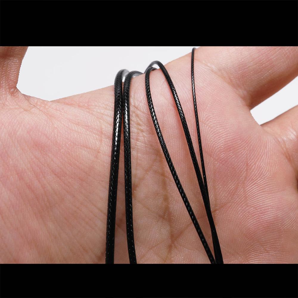 10 M/lotto 0.5-2.5mm Nero Cavo - Patent Leather Shine recensione e prezzo