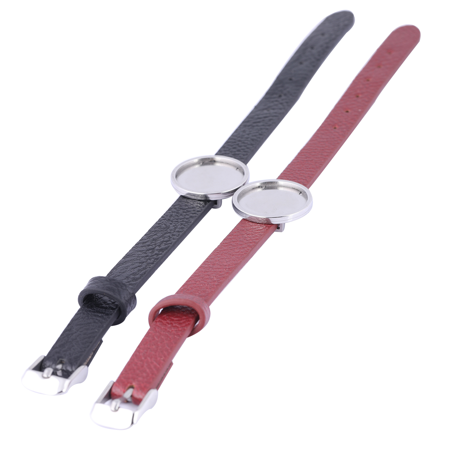 2pcs Fit 20mm Round Cabochon b - Patent Leather Shine recensione e prezzo